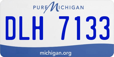 MI license plate DLH7133