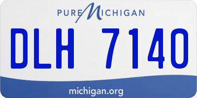 MI license plate DLH7140