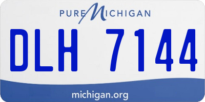 MI license plate DLH7144