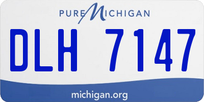 MI license plate DLH7147
