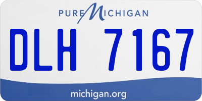 MI license plate DLH7167