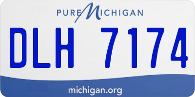 MI license plate DLH7174