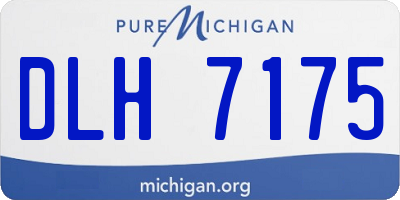 MI license plate DLH7175