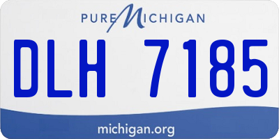 MI license plate DLH7185