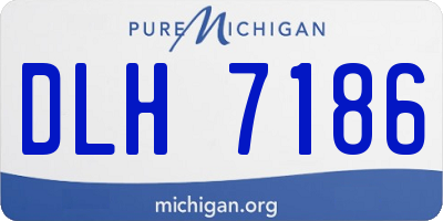 MI license plate DLH7186