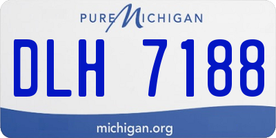 MI license plate DLH7188