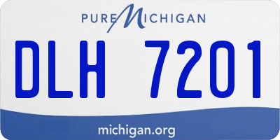 MI license plate DLH7201