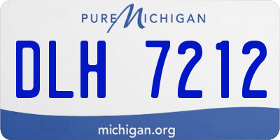 MI license plate DLH7212