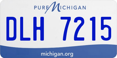 MI license plate DLH7215