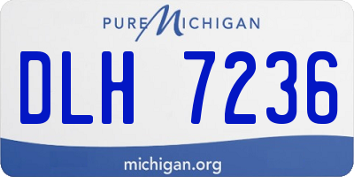 MI license plate DLH7236