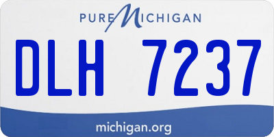MI license plate DLH7237