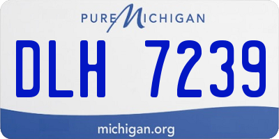 MI license plate DLH7239