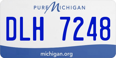 MI license plate DLH7248