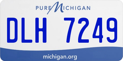 MI license plate DLH7249
