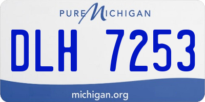 MI license plate DLH7253