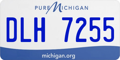 MI license plate DLH7255