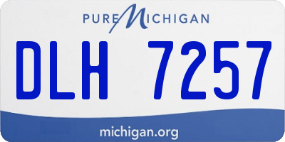 MI license plate DLH7257