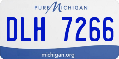 MI license plate DLH7266