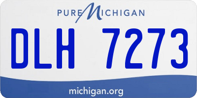 MI license plate DLH7273