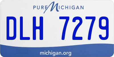MI license plate DLH7279