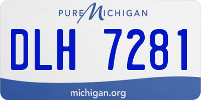 MI license plate DLH7281