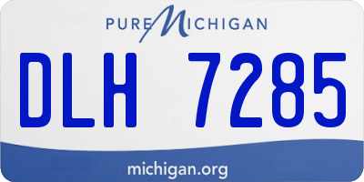 MI license plate DLH7285