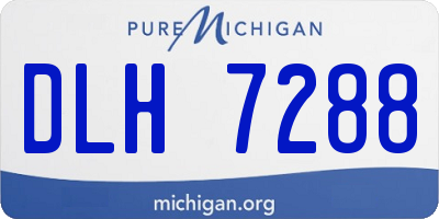 MI license plate DLH7288