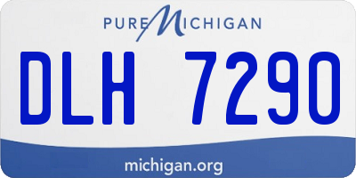 MI license plate DLH7290