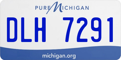 MI license plate DLH7291