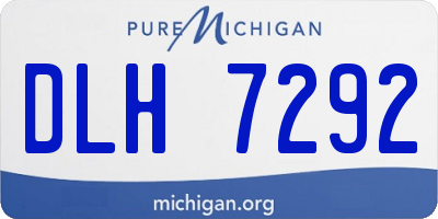 MI license plate DLH7292