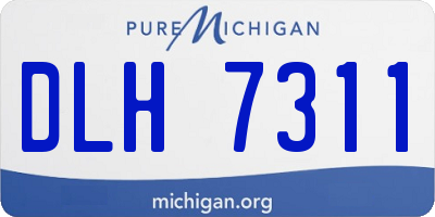 MI license plate DLH7311
