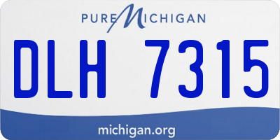MI license plate DLH7315