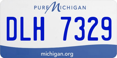 MI license plate DLH7329