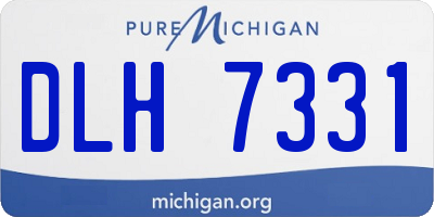 MI license plate DLH7331