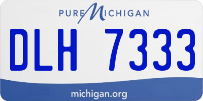MI license plate DLH7333