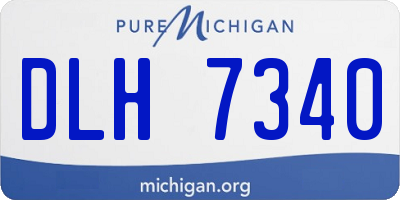 MI license plate DLH7340