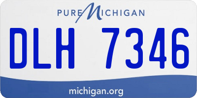 MI license plate DLH7346