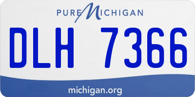 MI license plate DLH7366