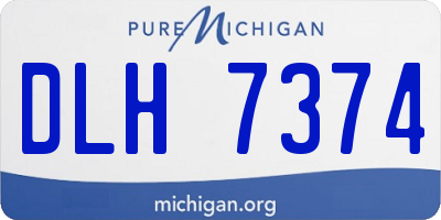 MI license plate DLH7374