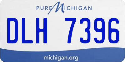MI license plate DLH7396