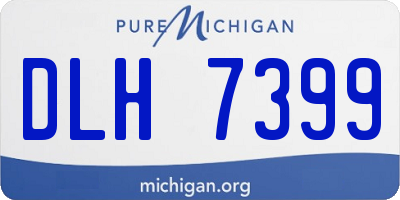 MI license plate DLH7399