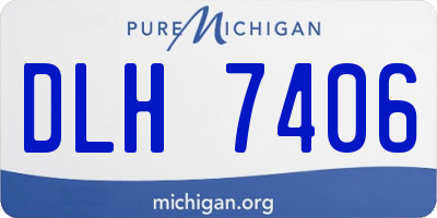 MI license plate DLH7406