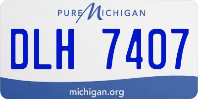 MI license plate DLH7407