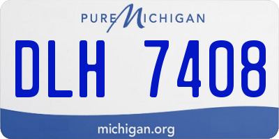 MI license plate DLH7408