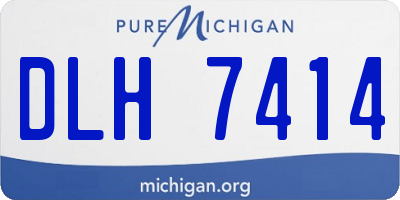 MI license plate DLH7414