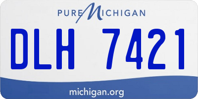MI license plate DLH7421