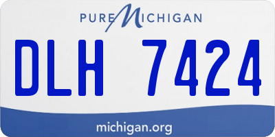 MI license plate DLH7424