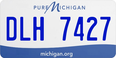 MI license plate DLH7427