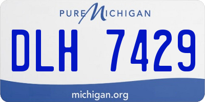 MI license plate DLH7429