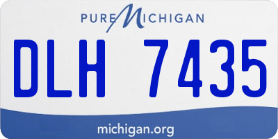 MI license plate DLH7435
